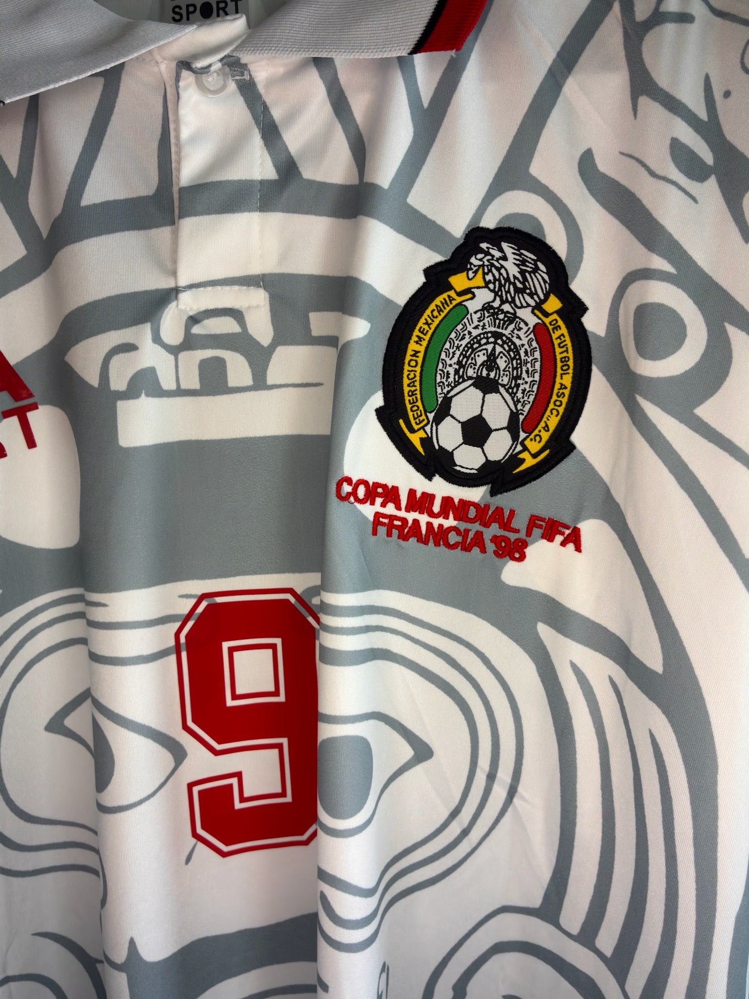 Jersey México 98 Visitante (Talla Única)